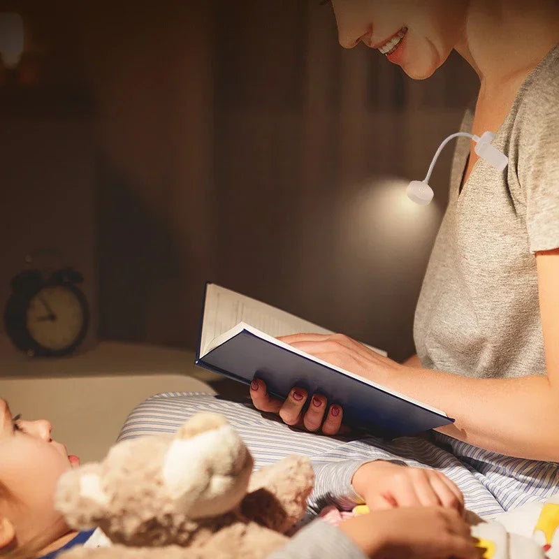 Portable LED Book Lamp – Clip-On Reading Light with 3 Color Modes & Eye Protection for Bedside, Study, Bedroom & Students