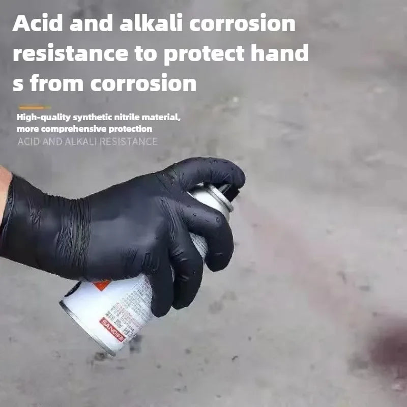 Disposable Nitrile Waterproof Gloves – Powder-Free Kitchen & Household Cleaning Gloves for Dishwashing & Pet Care