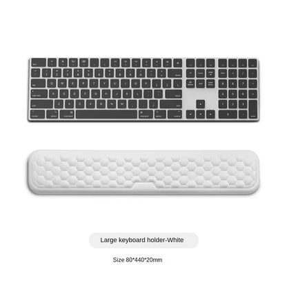 Ergonomic Memory Foam Keyboard & Mouse Wrist Rest – Office Typing Support Pad for Comfortable Wrist Protection