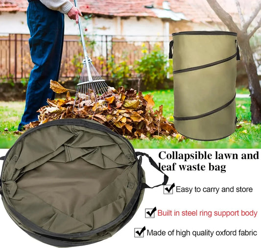 Kangaroo Collapsible Garden Bag – Large Durable Lawn & Leaf Container for Easy Yard Cleanup