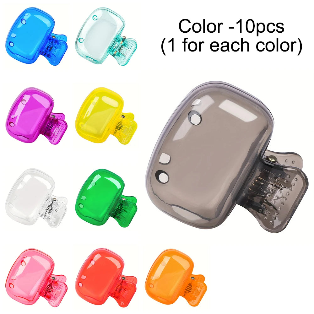 غطاء حماية مقاوم للماء لفرشاة الأسنان للسفر، مزود بمشبك، لحماية رأس الفرشاة المحمولة للاستخدام في المنزل والرحلات 