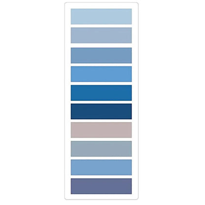 2400S Transparent Sticky Notes – Colorful Index Memo Pads for School & Office