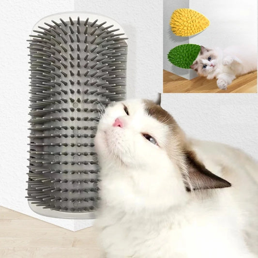 Cat Scratcher & Massager – Grooming Brush Comb for Cats & Dogs with Hair Removal Function