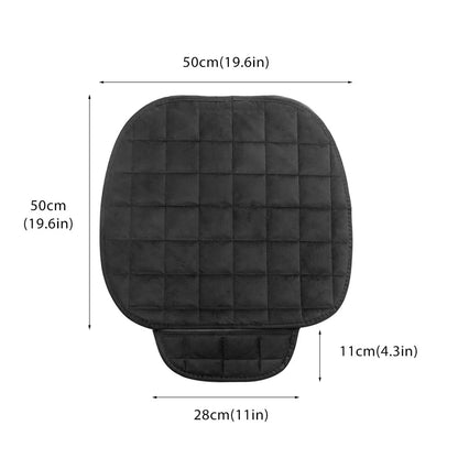 Winter Car Seat Cover – Universal Warm & Breathable Front Seat Cushion Pad with Anti-Slip Design for Cars & Trucks