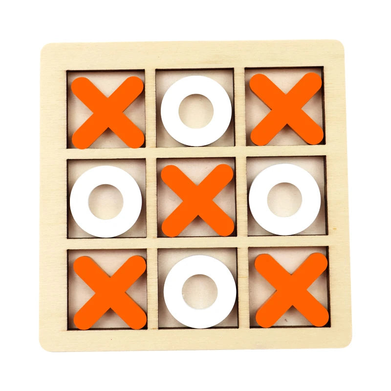 Montessori Wooden Mini Chess Game – Educational Puzzle Toy for Kids & Early Learning
