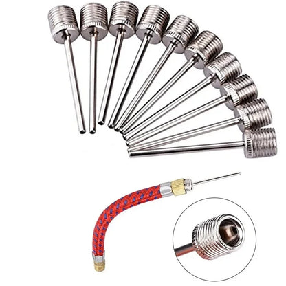 Sport Ball Inflating Pump Needles – Stainless Steel Air Valve Adaptor for Football, Basketball & Soccer
