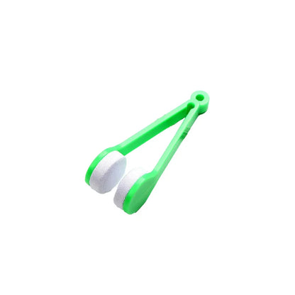 فرشاة تنظيف النظارات المصنوعة من الألياف الدقيقة - منظف عدسات محمول للنظارات والنظارات الشمسية والاستخدام أثناء السفر