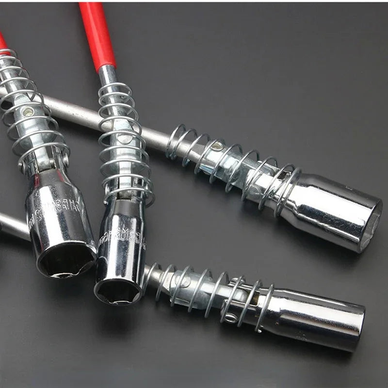 مفتاح فك شمعات الإشعال العالمي، مقاسات 14 مم/16 مم/21 مم، قابل للدوران 360 درجة، أداة إصلاح السيارات لصيانة السيارات 