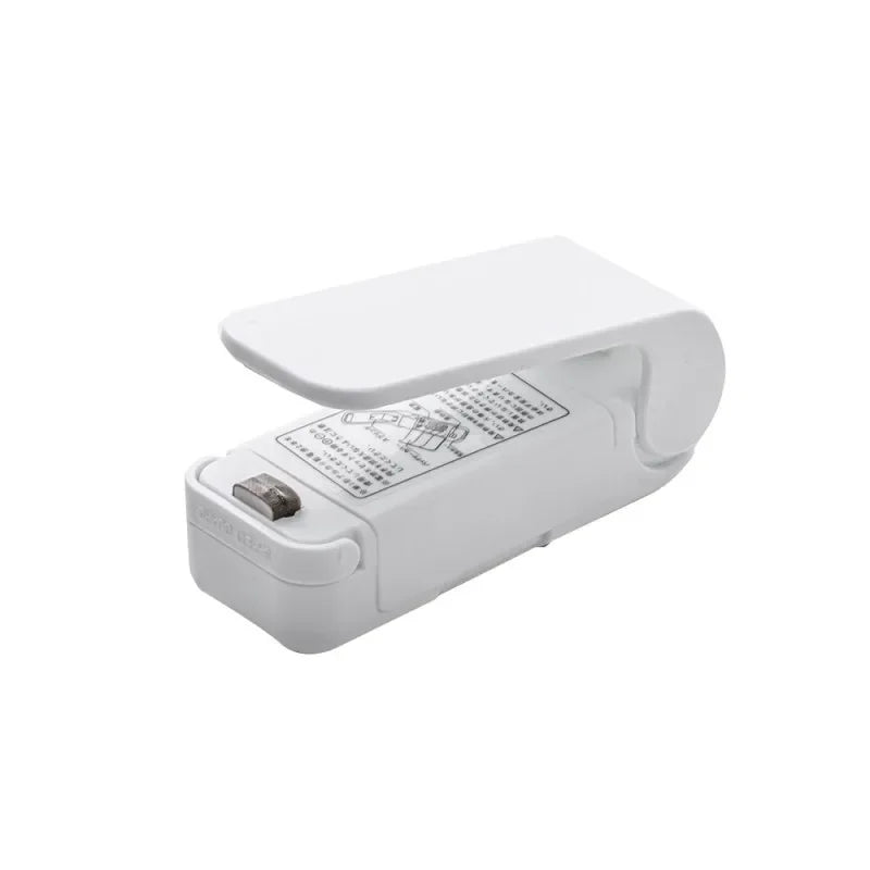 Mini Heat Bag Sealer – Portable Plastic Clip for Food Storage, Snack Packaging & Kitchen Organization