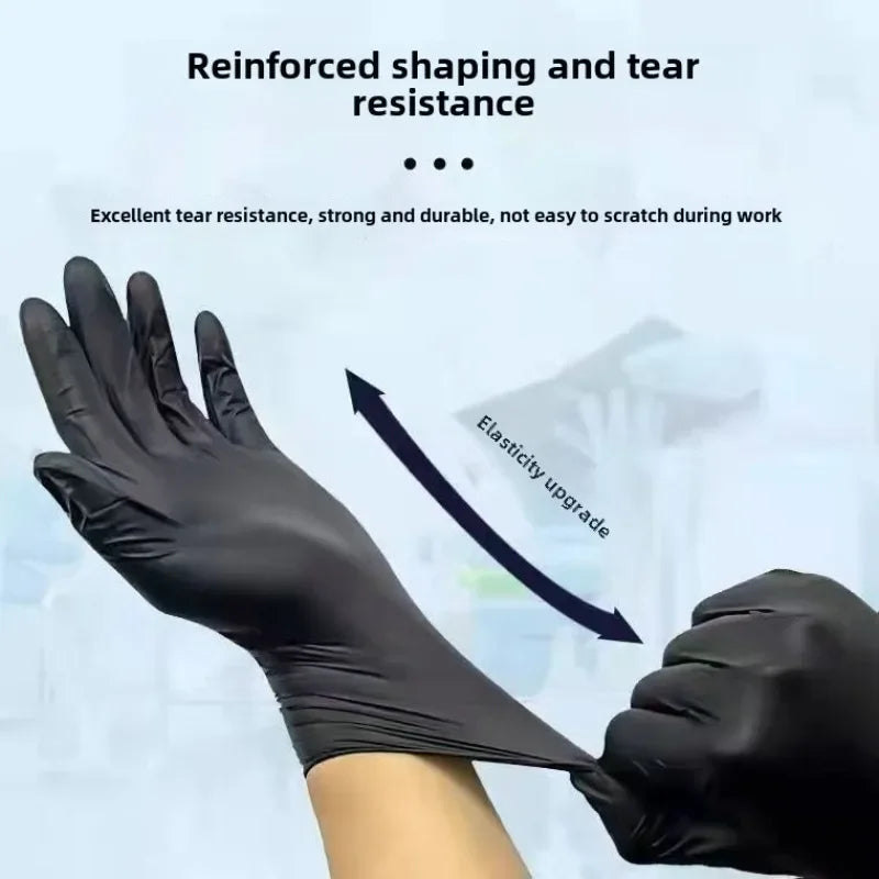 Disposable Nitrile Waterproof Gloves – Powder-Free Kitchen & Household Cleaning Gloves for Dishwashing & Pet Care