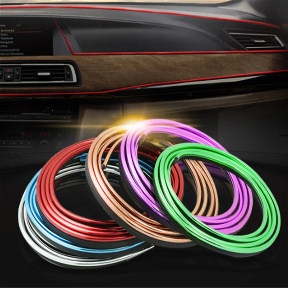 Car styling caulking decorative strip for Volkswagen VW golf mk5 golf mk3 polo 9n 6r 6n scirocco tiguan 2019
