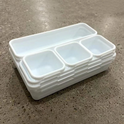 8pcs Adjustable Drawer Organizer Box Set – Makeup, Kitchen, Closet & Bathroom Storage Trays