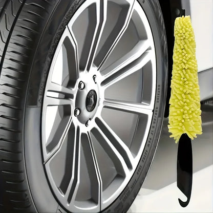 Car Gap Cleaning Wheel Brush – Nano Sponge Tire Beauty Tool for 4S Store and Auto Detailing