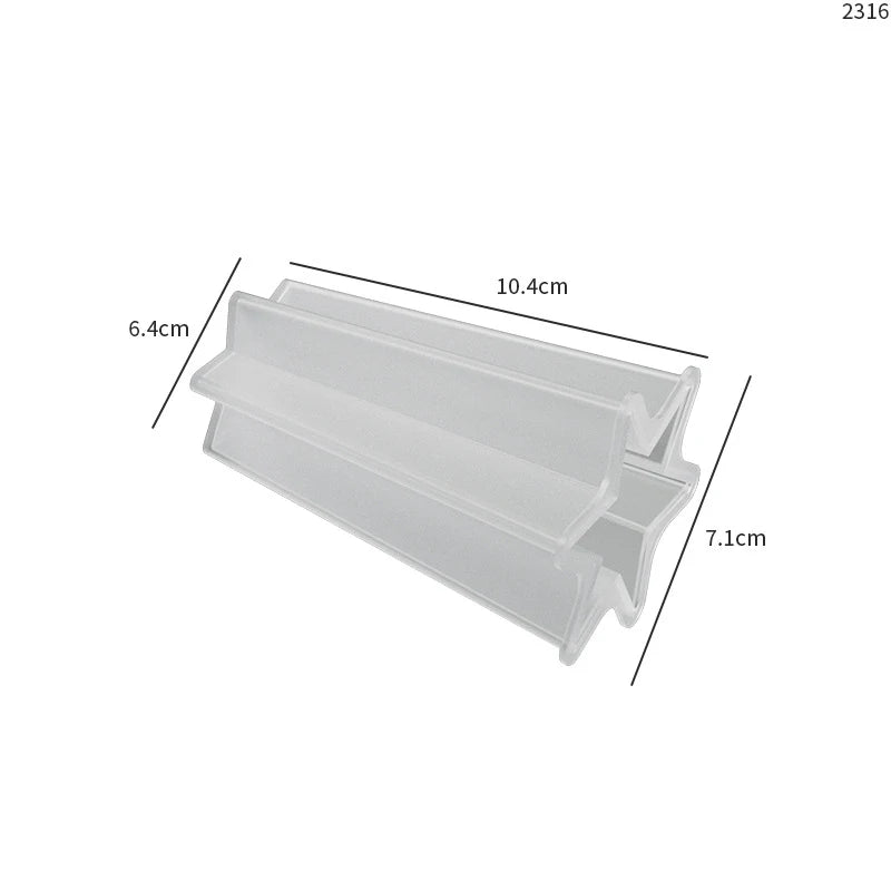 قالب سيليكون لصنع الشموع على شكل عمود روماني مخطط - أداة سيليكون لصنع الشموع بنفسك