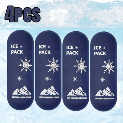 كيس ثلج جل الأنسولين (1/6 قطع) - كيس تبريد قابل لإعادة الاستخدام - شريط ثلج مبرد - عبوة ثلج عازلة للبرودة - لتسكين الألم وتخزين الأدوية 