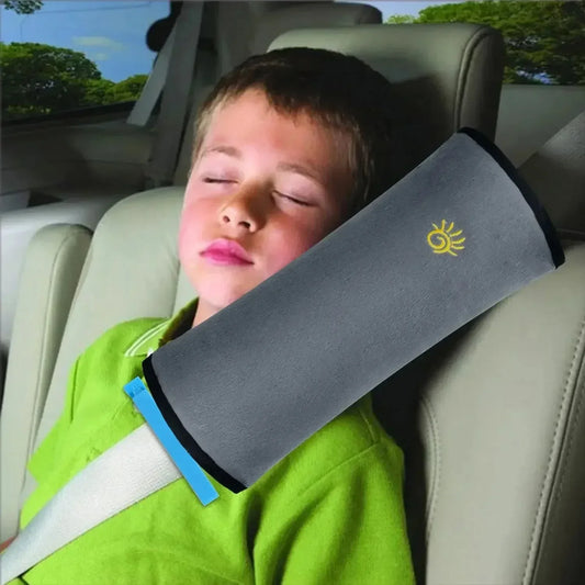 Kids Car Seatbelt Pillow – Soft Strap Cushion Pad for Sleeping in the Car