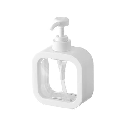 1/2 PCS Large-Capacity Soap Dispenser Bottle – Transparent Plastic Press Bottle for Travel & Home Use