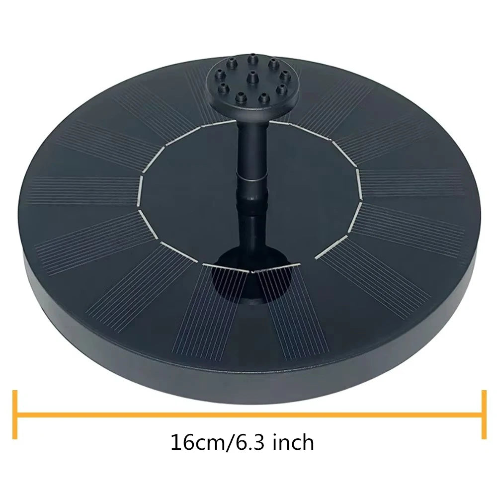 Solar Water Fountain Pool Pond Waterfall Fountain Garden Supplies Decoration Outdoor New Mini Solar Powered Fountain Bird Baths