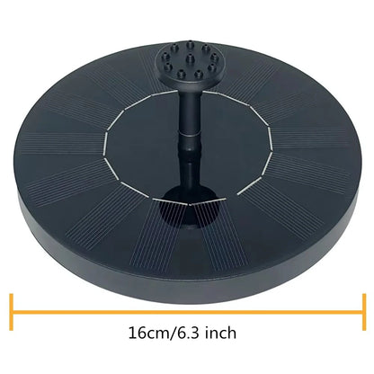 Solar Water Fountain Pool Pond Waterfall Fountain Garden Supplies Decoration Outdoor New Mini Solar Powered Fountain Bird Baths