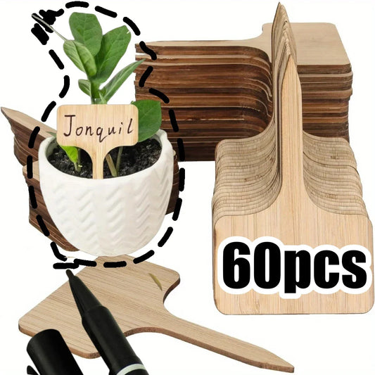 100Pcs Plastic Plant Labels – Waterproof Garden Tags for Seedlings, Herbs & Potted Plants