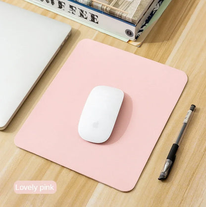 Small PU Mouse Pad – Non-Slip Waterproof Mouse Mat for PC, Laptop & Desktop Gaming