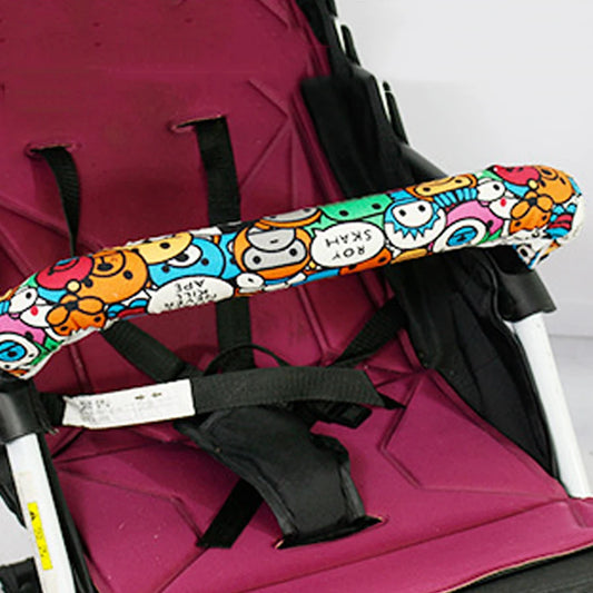 Pram Stroller Armrest Protective Case – Zipper Closure Armrest Covers for Wheelchair & Stroller Handles