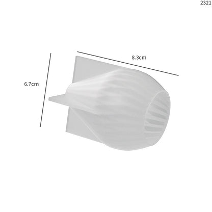 قالب سيليكون لصنع الشموع على شكل عمود روماني مخطط - أداة سيليكون لصنع الشموع بنفسك