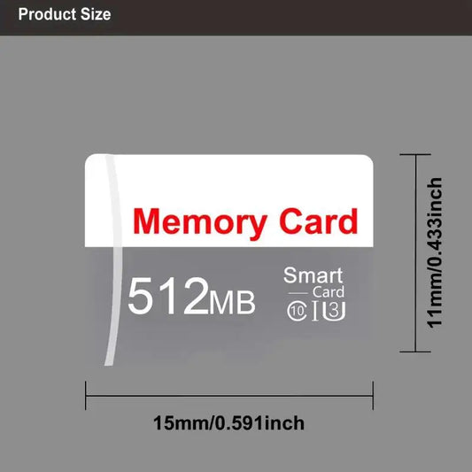 High-Speed TF Memory Card – Small Capacity 64M, 128M, 256M & 512M for CCTV & Camera Class 10